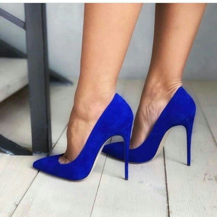 Royal Blue | Fashion shoes high heels, Royal blue heels, Fashion high heels