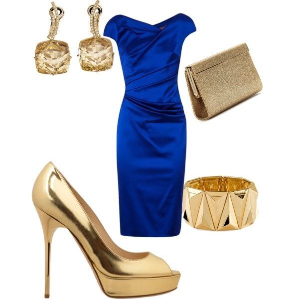 Royal Blue Gown, Royal Blue Evening Dress, Royal Blue And Gold, Royal