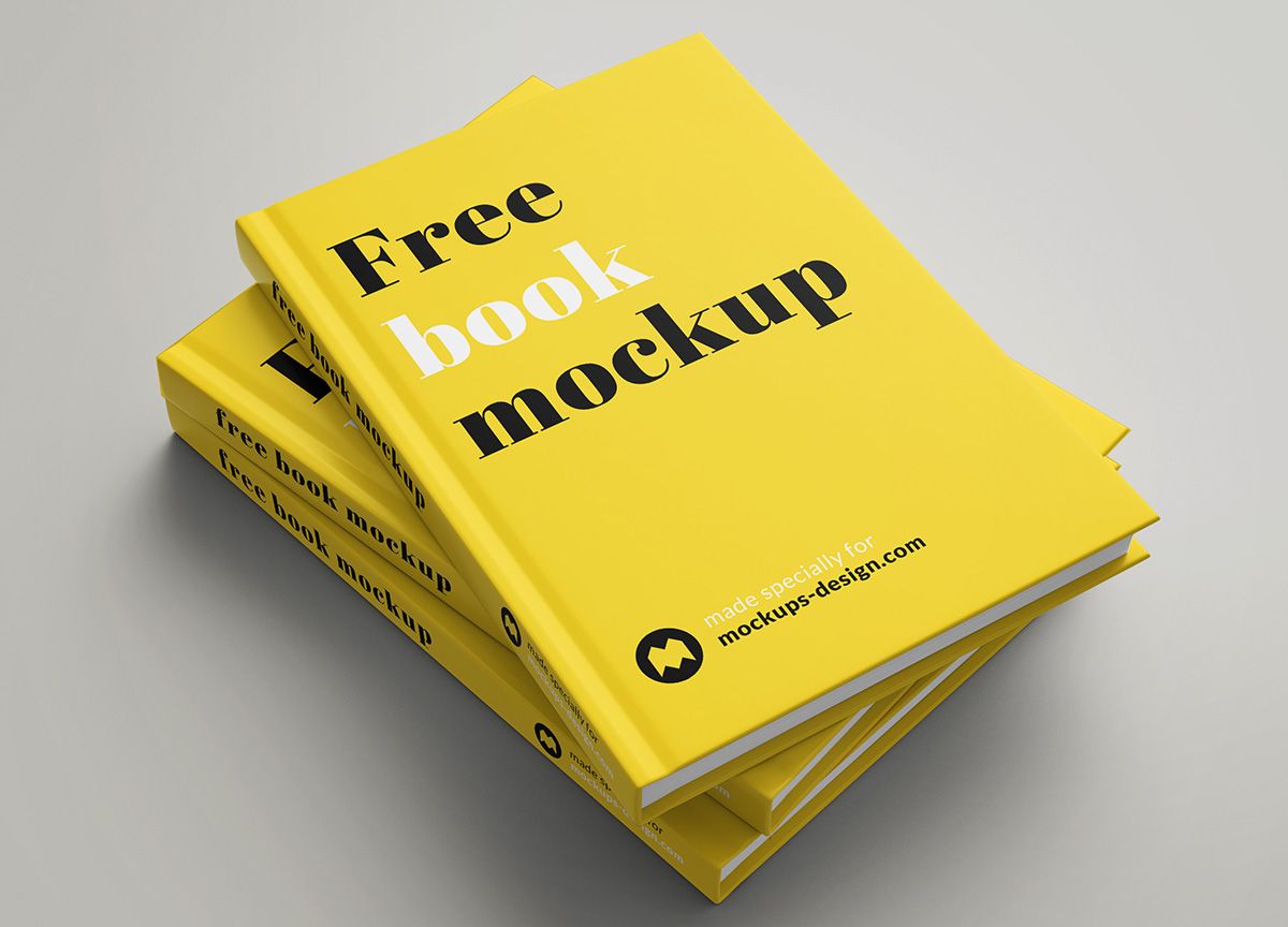 Free book mockup | Book cover mockup, Book cover design template, Free
