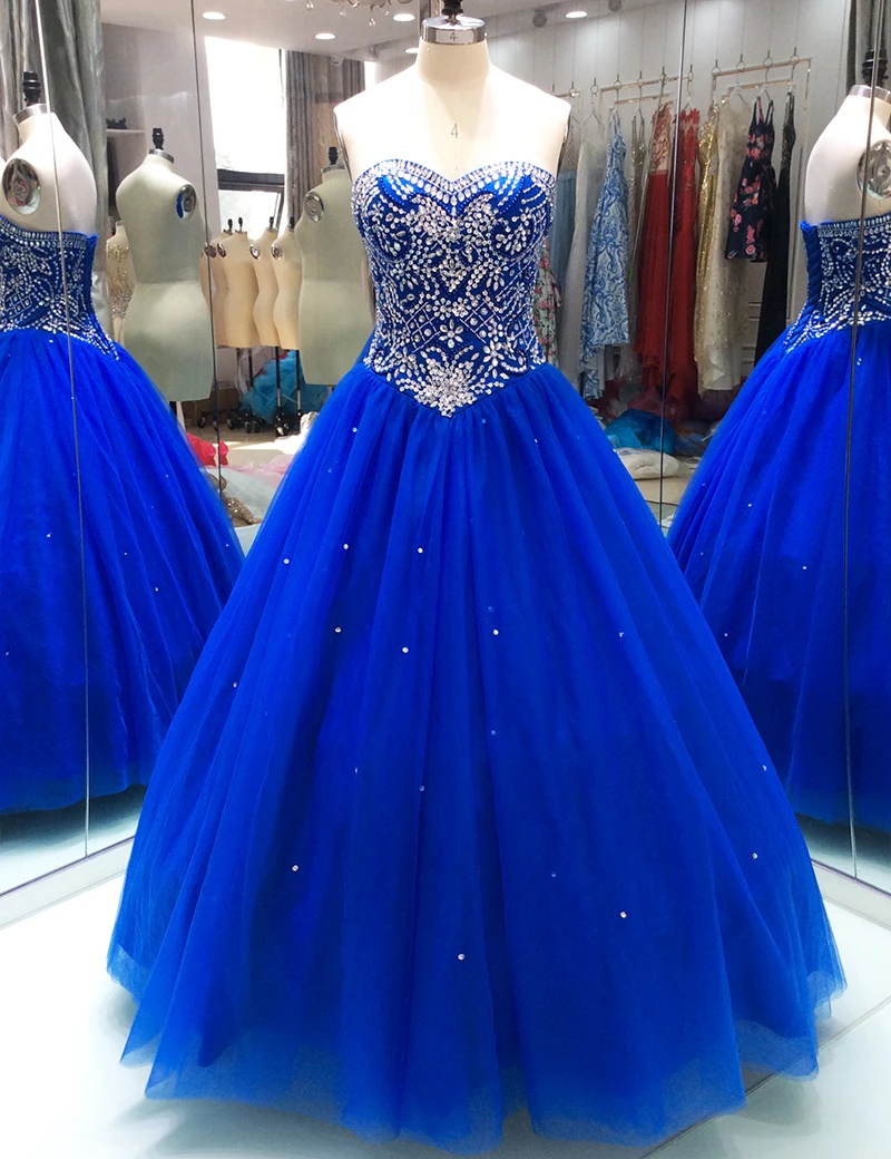 Aliexpress.com : Buy Royal Blue Quinceanera Dresses Ball Gown for 15
