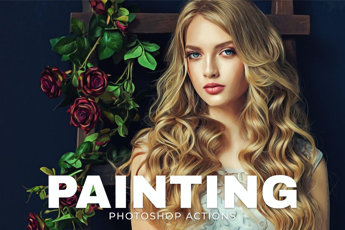 Painting Photoshop Actions by creativetacos on Envato Elements in 2021