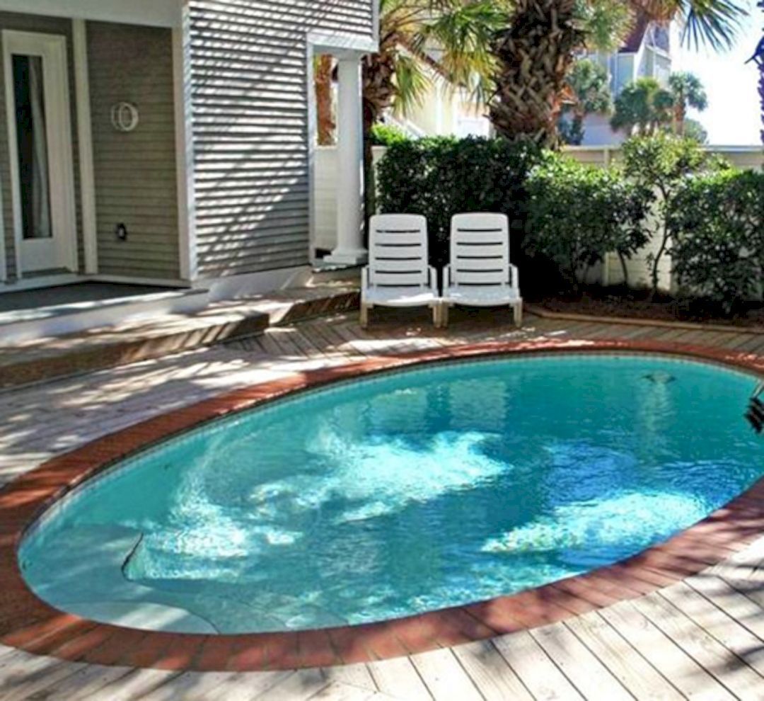 Coolest Small Pool Ideas: 155 Nice Example Photos Small Inground Pool
