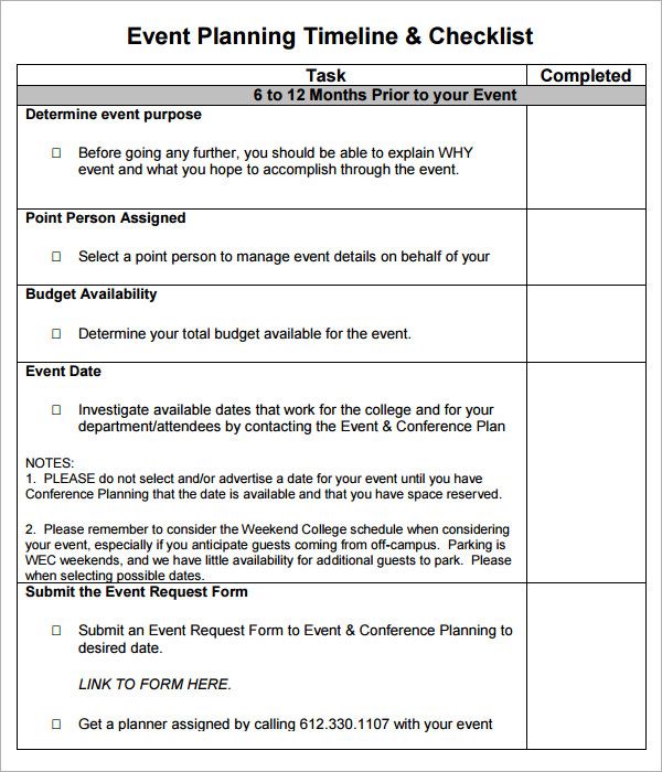 event planning checklist free | Event planning checklist templates